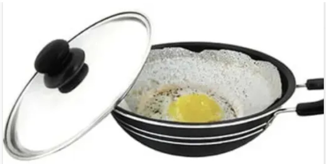 Non Stick Hopper Pan Premium Quality With Stainless Steel